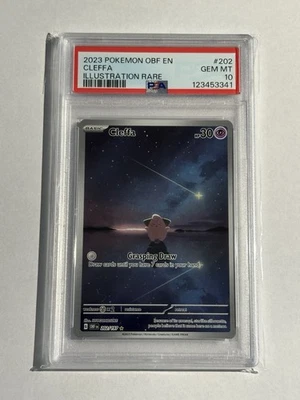 Pokemon Scarlet & Violet Obsidian Flames Cleffa #202/197 PSA 10 - Image 1 of 2