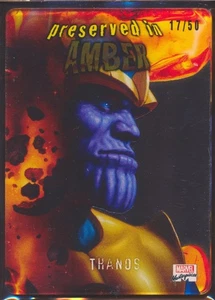 2022 MARVEL CAPOLAVORI THANOS CONSERVATI IN AMBRA /50! - Foto 1 di 2