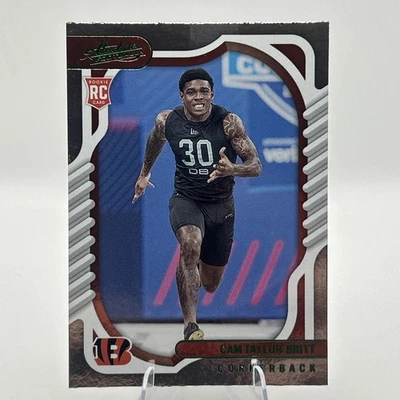 2022 Panini Absolute - Rookies Cam Taylor-Britt #150 Green (RC) - Image 1 of 4