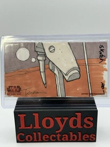 2009 TOPPS STAR WARS CLONE WARS WIDEVISION SKETCH CARD by FRANCIS TSAI - Picture 1 of 2