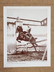 1893 Roma Ufficiale dei Corazzieri impegnato in esercitazione ippica Carabinieri - Imagen 1 de 1