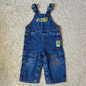 Disney Baby Boy Tigger Denim Jean Overalls Discovery Vintage Winnie The Pooh - Bild 1 von 8