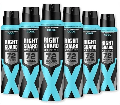 Desodorante Right Guard Hombre Cool Invisible 72H Spray Antitranspirante 6 Paquetes 150M Foto 1 de 4