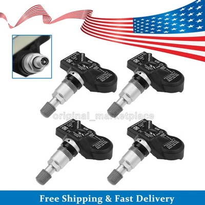 4PCS Tire Pressure Sensor TPMS 3AA907275B for 2012-2017 Volkswagen CC Tiguan - Image 1 of 4