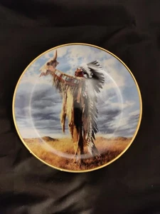 Franklin Mint Collector's Lt Ed Plate PRAYER TO THE GREAT SPIRIT Native American - Picture 1 of 9