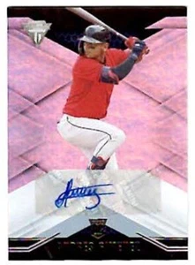 ANDRES GIMENEZ Indians ~ 2021 Panini Chronicles Titanium AUTOGRAPH RC ~ FREE SH - Picture 1 of 1