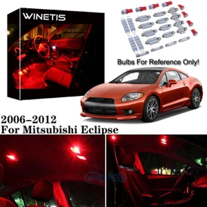 Kit de paquete de lámpara interior de luces LED SMD rojas para Mitsubishi Eclipse 2006-2012 - Imagen 1 de 12