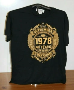 September 1978 T-Shirt XL, schwarz - Bild 1 von 4