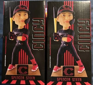 2024 Spencer Steer Cincinnati Reds Pick 6 Bobblehead City Connect NEU Neu im Karton - Bild 1 von 8