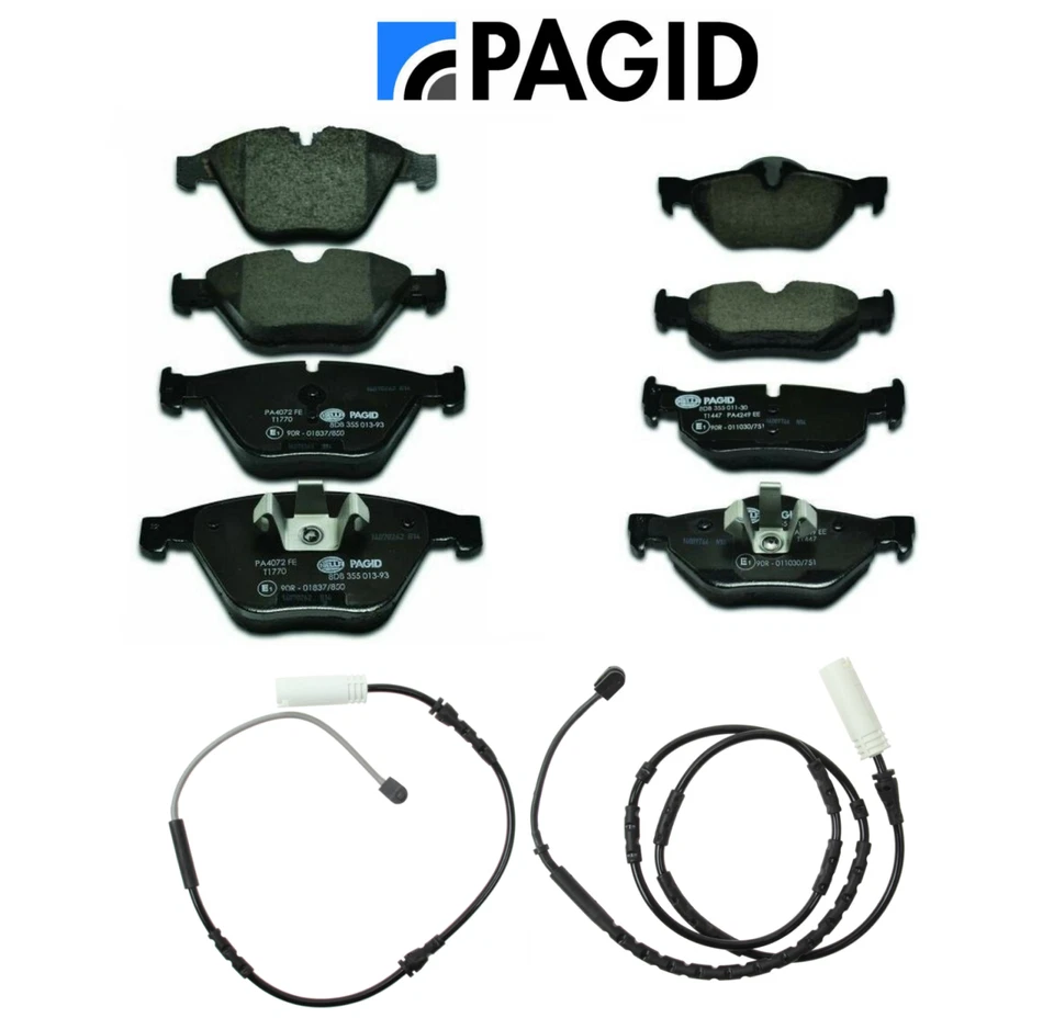 Juego de pastillas de freno delanteras y traseras OEM Pagid + sensores para BMW X1 sDrive28i Foto 1 de 1