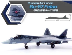 [NEW] 1/72 SU-57 FELON STEALTH RUSSIAN AIR FORCE PLA MODEL DIORAMA ACADEMY 12572 - Picture 1 of 11