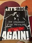 JOE STRUMMER & The Mescaleros LET'S ROCK AGAIN Japan Original Poster B2 20x28