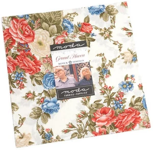 Grand Haven Moda Layer Cake 42 100% Cotton 10" Precut Quilt Squares - Picture 1 of 2