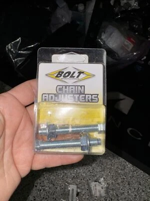 Bolt 2006-CH Swingarm Chain Adjuster Nut & Bolt Assembly For Honda Yamaha Suzuki - Image 1 of 2