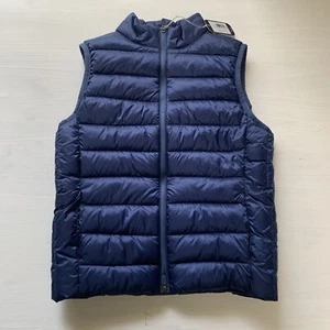 Johnnie-O Ashby Boys 8 Lake BLue Quilted Golf Fashion Vest New Nwt - Picture 1 of 5