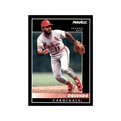 1992 Pinnacle Jose Oquendo Baseball Cards #239 - Image 1 of 3