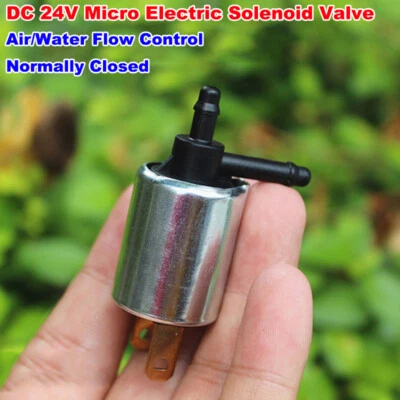 DC24V Micro Mini Electric Solenoid Valve Normally Closed Air Water Control Valve - Image 1 of 4