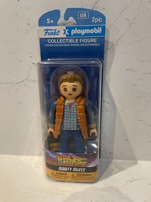 Figurine FUNKO PLAYMOBIL MARTY MCFLY BACK TO THE FUTURE NEUVE - Photo 1/2