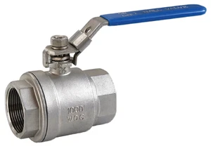 1-1/2 Inch Ball Valve Full Port 316 Stainless Steel 2PC Design 1000 WOG - Picture 1 of 2