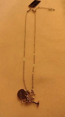 NWT COOKIE LEE GENUINE CZ AND CRYSTAL CHEERS NECKLACE  - Image 1 of 4