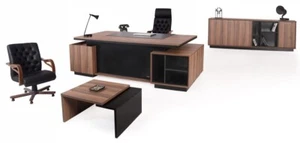 Büromöbel-Set, Komplett Büro / Schreibtisch, Schrank, Beistelltisch - Bild 1 von 2