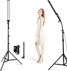 LED Video Light, Foccalli Dimmable Photography Studio Lighting Kit with 4 Colour