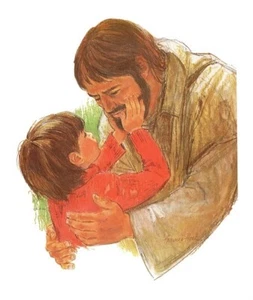 Frances Hook CHRIST WITH CHILD 10x8 Paper Art Print Jesus Artwork - Picture 1 of 1