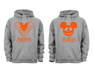 2 FOR 1 SALE: Halloween Costume Couples Matching soft Gray Unisex Hoodie S-6X - Picture 1 of 1