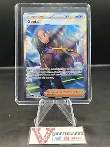 Pokemon Scarlet & Violet Obsidian Flames - GEETA FULL ART RARE 218/197 - Picture 1 of 3