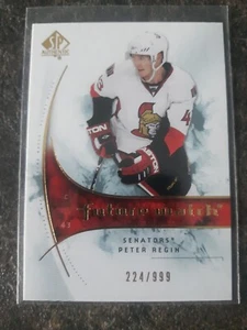 Upper Deck Sp Authentic Future Watch 2009-10 Peter Regin 224/999 Card# 185 - Picture 1 of 2