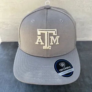Texas AM Aggies Hat TOW Gray White Alternate Colorway Strapback Cap OSFA H15 - Picture 1 of 8