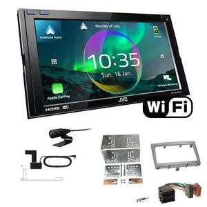 JVC Autoradio WiFi Apple CarPlay DAB+ für Porsche Boxster 2004-2009 vulkangrau - Bild 1 von 7