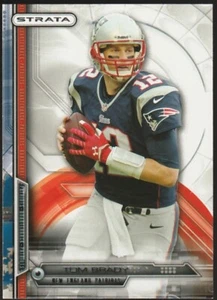 2014 Topps Strata #74 Tom Brady New England Patriots Football Card NM - Picture 1 of 2