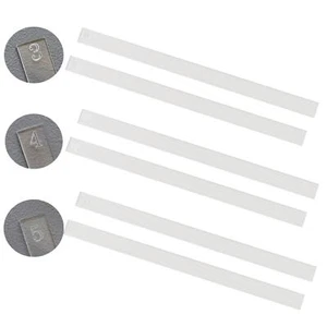 2x Measuring Dough Strips Dining Length 40cm Ceramic Clay Rolling Pin Guides - Picture 1 of 21