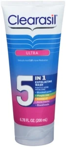 Clearasil Ultra 5in1 Exfoliating Wash, 6.78 oz. (Pack of 2) - Picture 1 of 8