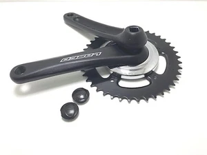 guarnitura city bike 42d 170mm alluminio nero MV-TEK Bici Scatto fisso 305850165 - Foto 1 di 1