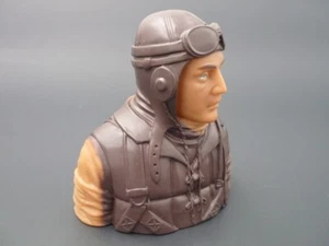 Pilotenbüste WWII 1/5 japanisch, grundiert, Höhe 101mm, Breite 93mm - Bild 1 von 4