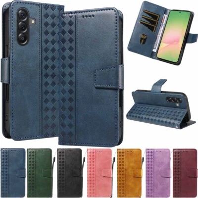 For Samsung A36 A56 A26 A16 A15 A25 A35 A55 Leather Card Stand Wallet Case Cover - Image 1 of 4