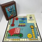 Vintage Sorry Game Collection Bookshelf Wood Box Edition 2010 (MISSING 1 PIECE)