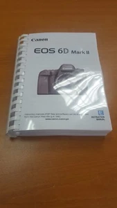 CANON EOS 6D MK II CAMERA PRINTED USER MANUAL GUIDE HANDBOOK 610 PAGES A5 - Picture 1 of 1