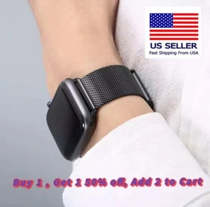 Apple Watch Armband Milanaise Edelstahl für Series6 5 4 3 2 1 SE 38/40,42/44mm - Bild 1 von 12