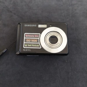 Samsung SL40 Digital Camera 12.2MP 3x Zoom Black untested & for parts - Picture 1 of 7