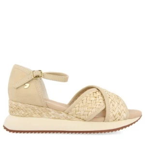 COMODA Y ELEGANTE SANDALIA MUJER GIOSEPPO 71088-RINSEY EN TEJIDO Y RAFIA - Imagen 1 de 4
