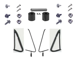 1986-1987 Chevy Gmc Truck Vent Glass Frames and Gaskets 4 Piece Set - Picture 1 of 8
