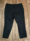Puma Way 1 SE Flat Front Golf Casual Pants Black Polyester Lightweight 40 X 32