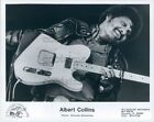 Press Photo Blues Legend Albert Collins Playing Telecaster Guitar