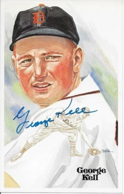 George Kell  Autographed Perez Steele  Postcard   - Image 1 of 2
