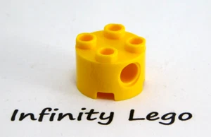 6 LEGO Yellow Brick 2 x 2 Round with Holes (17485 79566) - 6 Pieces - Bild 1 von 2