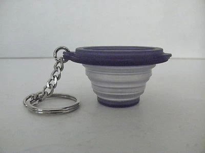 Tupperware Púrpura ~ Miniatura ~ Llavero PLANO *Tazón Expandible*  Foto 1 de 4