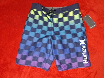 HURLEY SURF NIÑOS/ADOLESCENTES 28 AZUL BOARD SHORTS NUEVO CON ETIQUETAS Foto 1 de 4